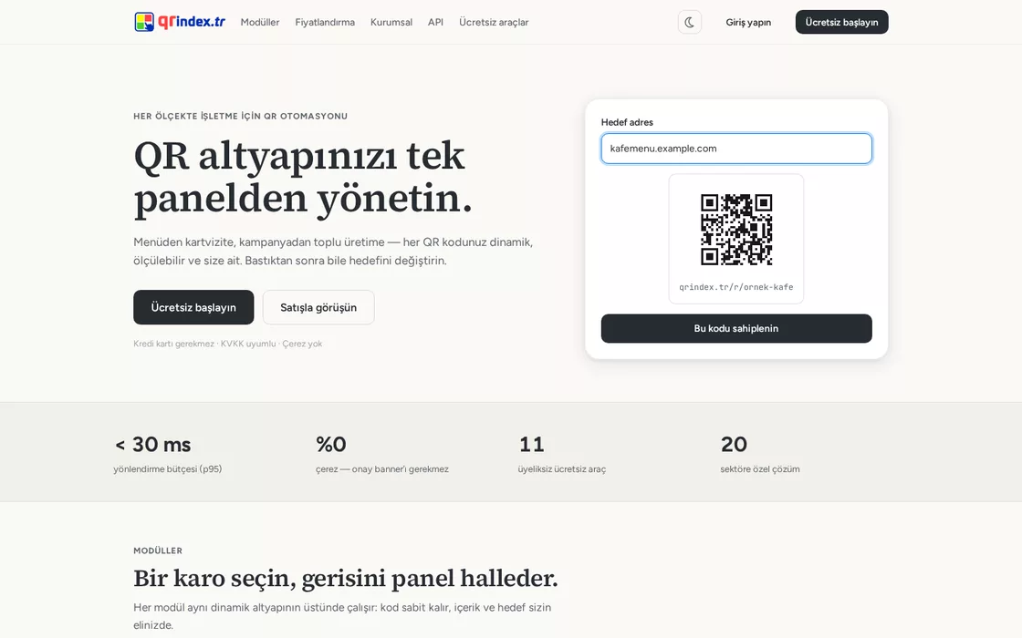 QRindex — Pazarlama
